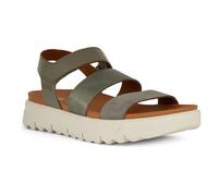 Geox D Xand 2.1s B, sandalias para mujer, Verde salvia, 36 EU