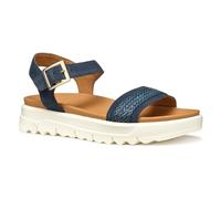 Geox D XAND 2.1S C, Sandalia Plana Mujer, Navy, 37 EU