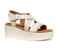 Geox D XAND 2.2S A, Sandalia de cuña Mujer, Lt Sand, 36 EU