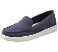 Geox D Xand 2J B, Mocasines para Mujer, Azul (Dk Jeans) , 35 EU