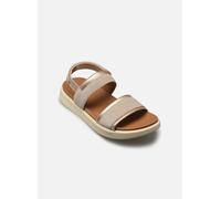 Geox - D XAND 2S A, Sandalia Mujer, Lt Taupe/Lt Gold,