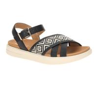 Geox D Xand 2s B, Sandalia de cuña Mujer