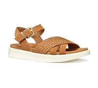 Geox - D XAND 2S B, Sandalia Mujer, Cognac,