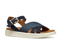 Geox D XAND 2S B, Sandalia Mujer, Navy, 39 EU
