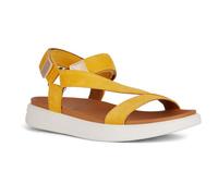 Geox D Xand 2s B, Sandalias Deportivas Mujer, Amarillo Lt Gold, 38 EU