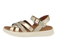 GEOX Sandalias con hebilla oro, Talla 37