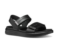 Geox - D XAND 2S E, Sandalia Mujer, Black/Gun,