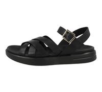 Geox D XAND 2S, Sandalia Mujer, Black, 35 EU