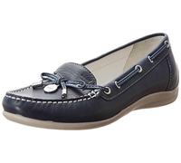 Geox D Yuki A, Mocasines, Azul, 35 EU