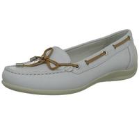 Geox D Yuki A, Mocasines, Blanco, 35 EU