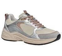Geox D Zarvia, Zapatillas Mujer, Plata, 36 EU