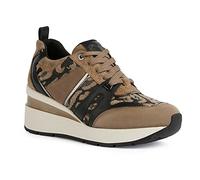 Geox D Zosma B, Sneakers para Mujer, Beige (Sand), 40 EU