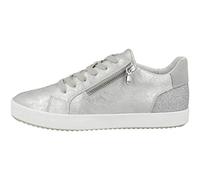 Geox D Blomiee A, Sneakers Mujer, Silver, 36 EU