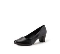 Geox D04LCI08502 Mujer Oxford Flat, Negro, 39 EU