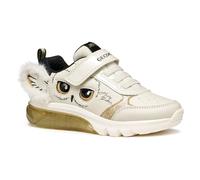Geox Deportiva con luz para chica J56LPA Lechuza Ciberdron de la talla 32 en color IVORY_PLATINUM