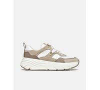 Geox D Diamanta E, Zapatillas Mujer, Arena Blanca, 39 EU