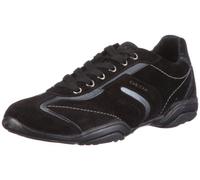 Geox DONNA ARROW D1320F00022C9999 - Zapatillas fashion de ante para mujer, Negro, 36