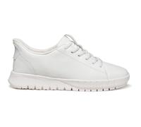 Geox Flextride Plus - Zapatillas blancas para mujer con sistema Fastin, suela chunky, casual deportivo, flexible y transpirable