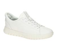 Geox Flextride Plus - Zapatillas blancas para mujer con sistema Fastin, suela chunky, casual deportivo, flexible y transpirable, Color blanco., 37 EU