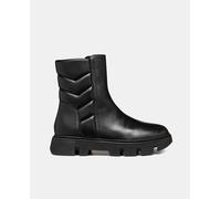 Geox Botines D Vilde B para Mujer, Black, 37 EU