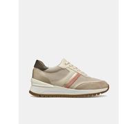 Geox D Desya A, Zapatillas Mujer, Lt Taupe Lt Gold, 41 EU