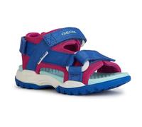 Geox Girl's J Borealis Sandal, Dk Royal Cyclamen, 13 UK Child