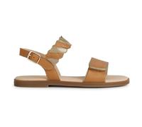 Geox J Sandal Karly Girl, Sandalia, Biscuit Platinum, 35 EU
