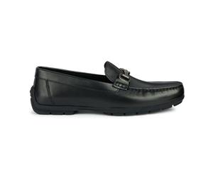 Geox Hombre U Moner W 2fit A Mocasin, Negro, 42.5 EU