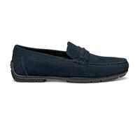 Geox Hombre U Moner W 2Fit Moccasin, Blue, 42 EU, Azul, 42 EU