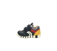 GEOX Zapatillas con tiras autoadherentes Iupidoo. Color azul oscuro/rojo