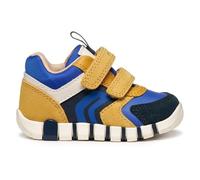Geox IUPIDOO - Zapatos para bebé para niño, Color Ocre y Azul, Talla 23 EU, Ochre Royal, 23 EU