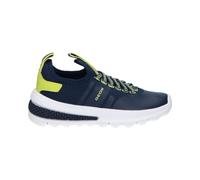 Geox J ACTIVART Boy B, Talla 32 EU, Verde Lima Azul Marino, 32 EU