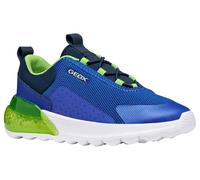 Geox J Activart ILLUMINUS - Zapatillas Deportivas, Color Azul y Verde, Talla 27 EU