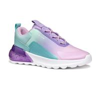 Geox - J ACTIVART ILLUMINUS, Zapatillas Niñas, Aqua/Lilac,