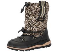 Geox J Adelhide Girl B AB, Barco Ankle, Negro/Dorado, 36 EU