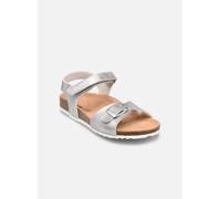 Geox Adriel Girls, Sandalia Niñas, Plateado C1007, 30 EU