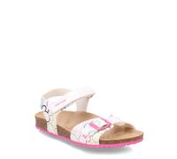 Geox J Adriel Girl C, Sandalias Niñas, Blanco Multicolor Rojo, 25 EU