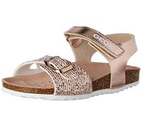 Geox J Adriel Girl C, Sandalias Niñas, Platino Platinum, 24 EU