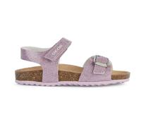 Geox J Adriel Girl C, Sandalias Niñas, Rosa Pink 02, 35 EU