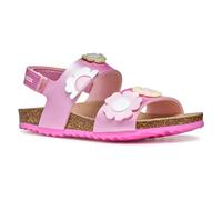 Geox J Adriel Girl D, Sandalia, Dk Pink/Lt Yellow, 37 EU