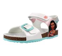 Geox J Adriel Girl G Sandalia, White/Watersea, talla 33 EU