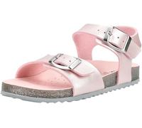 Geox J Adriel Girl I, Sandalia, Rosa y Plateado, 29 EU