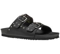Geox J Adriel Girl J, Sandalia, Black/Silver, 32 EU