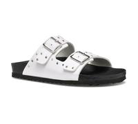 Geox J Adriel Girl J, Sandalia, White/Silver, 35 EU