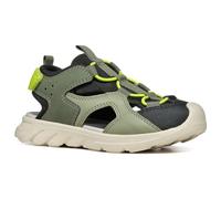 Geox J Airadyum BO Sandalia para niños, Lima militar., 31 EU