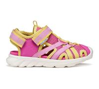 Geox J AIRADYUM GI Sandalia, fucsia/amarillo, talla 38 EU