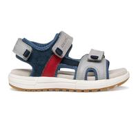 Geox J ALBEN Boy A Sandalia, Gris/Jeans, 34 EU