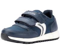Geox J Alben Boy E, Zapatillas, Azul Marino y Blanco, 31 EU