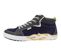 Geox J Alphabeet Boy, Zapatillas, Azul Marino y Amarillo, 36 EU