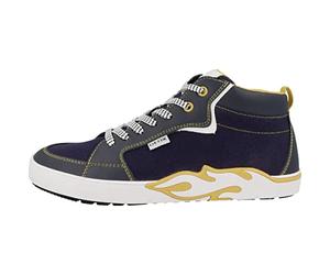 Geox J Alphabeet Boy, Zapatillas, Azul Marino y Amarillo, 38 EU